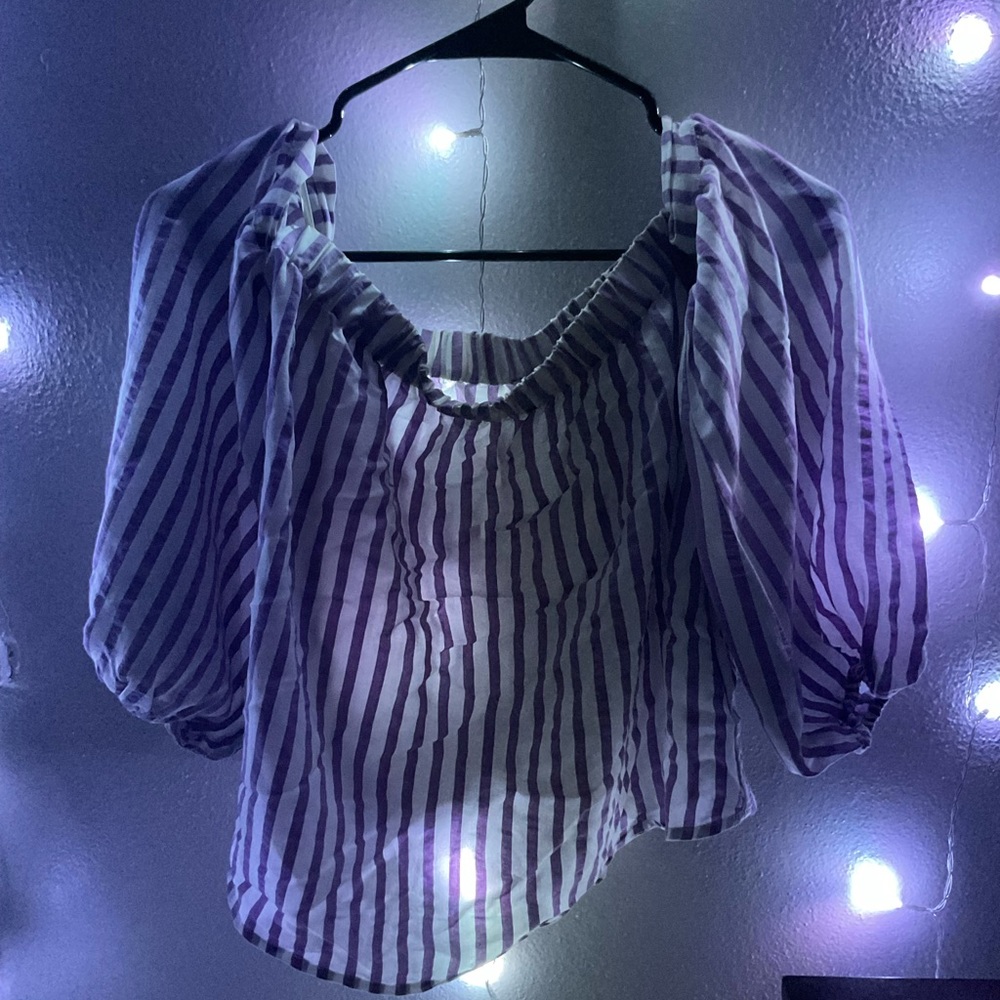 express off the shoulder shirt